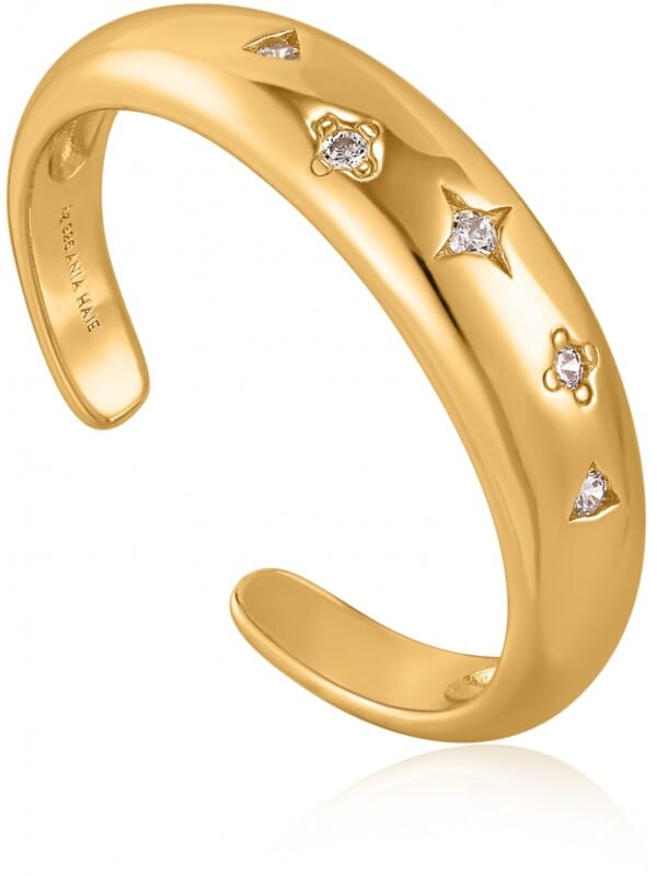 Ania Haie AH R034-01G Rising Star Damen Ring