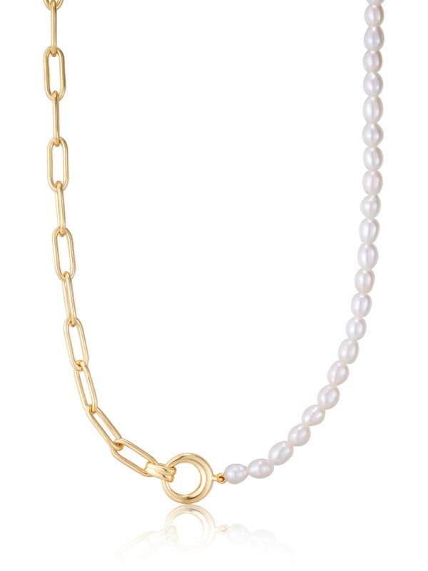 Ania Haie AH N043-01G Pearl Power Damen Halskette