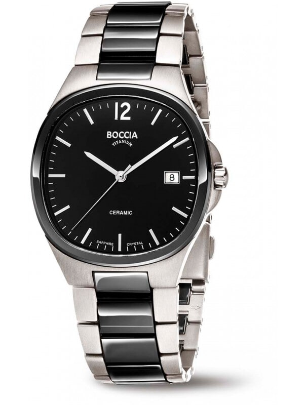Boccia Titanium 3668-01 Herren Uhr