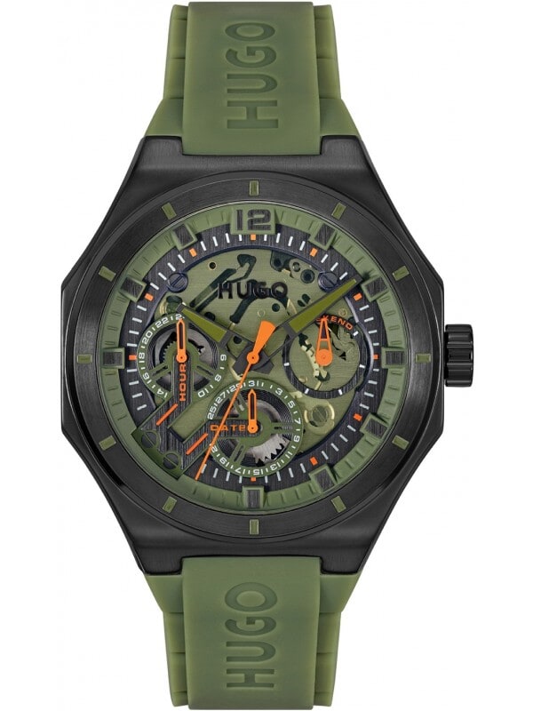 HUGO HU1530376 #GRAIL SKELETON Herren Uhr