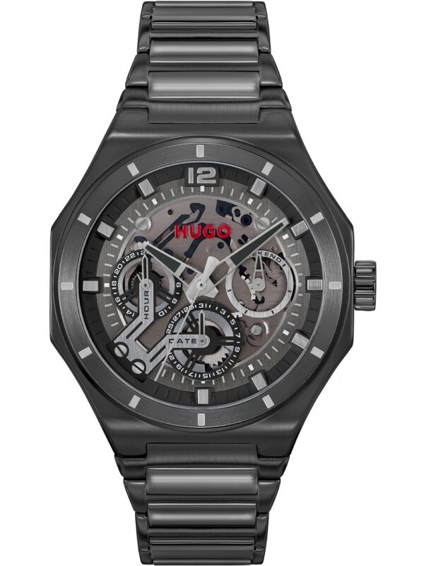 HUGO HU1530379 #GRAIL SKELETON Herren Uhr